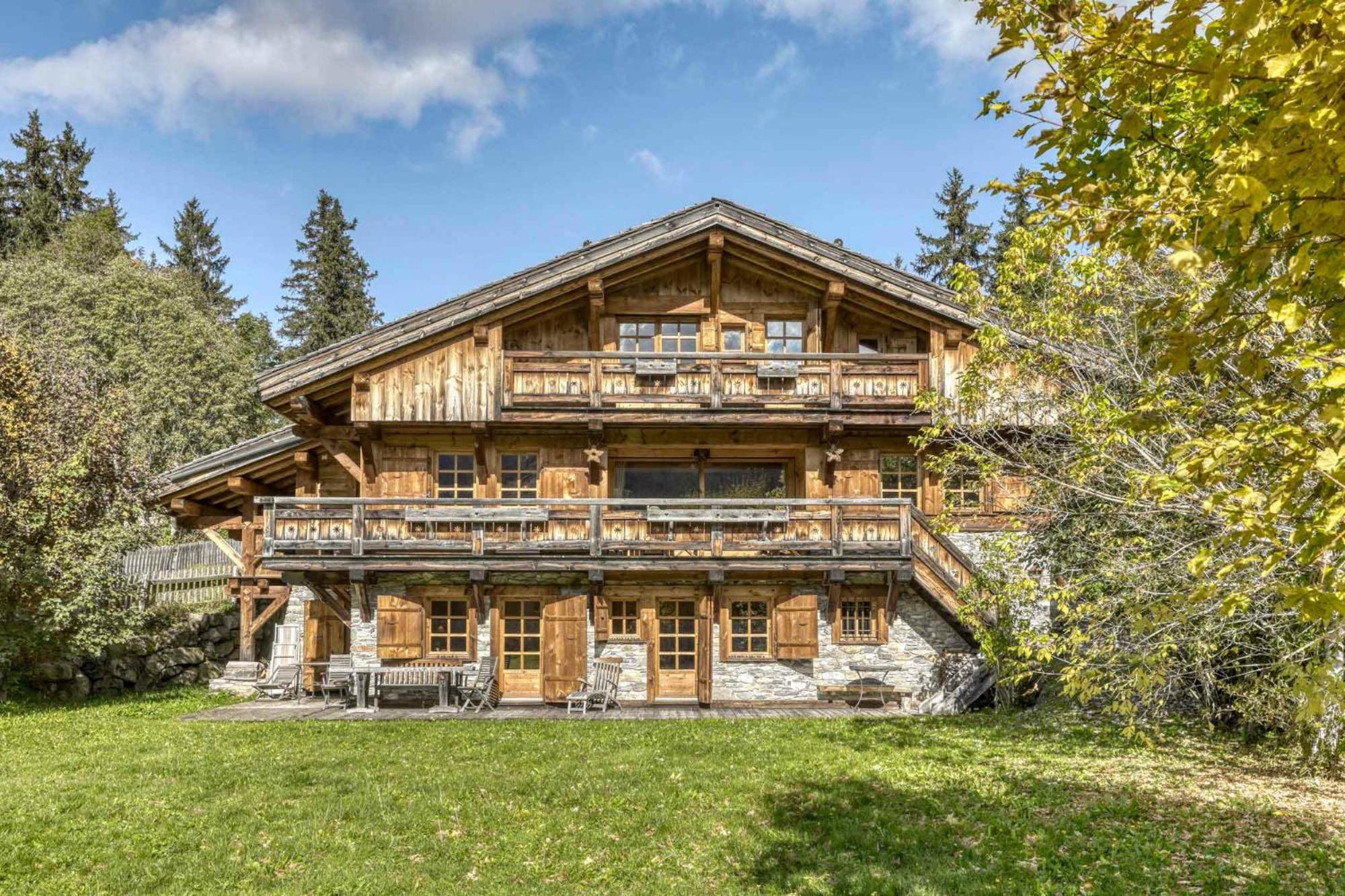Chalet Altitude Megeve Luaran gambar