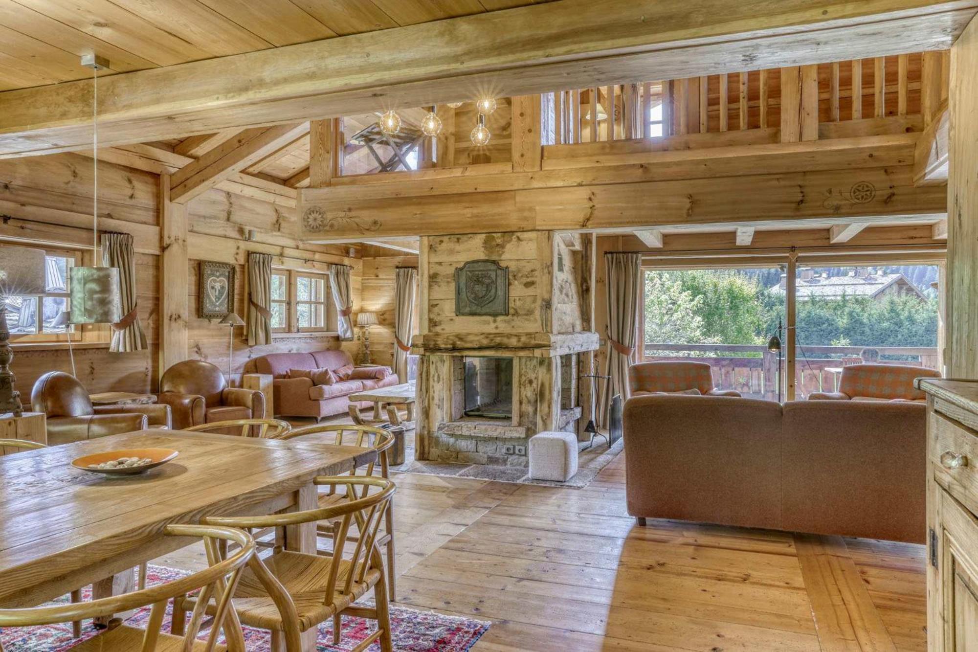 Chalet Altitude Megeve Luaran gambar
