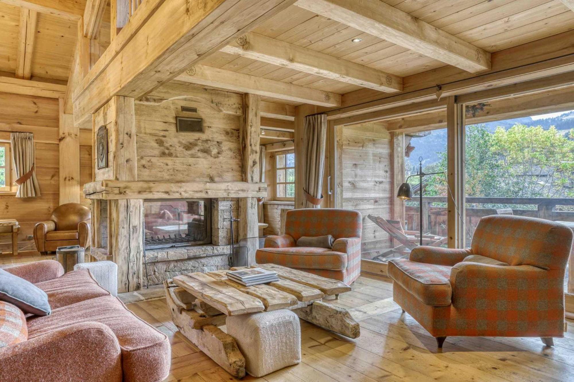 Chalet Altitude Megeve Luaran gambar